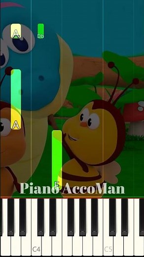 🐍 I'm a Snake – Boogie Bugs Piano Tutorial Short | Piano AccoMan 🎹