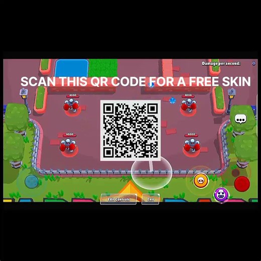 Scan this qr code for a free skin #brawlstars #supercell #fypシ