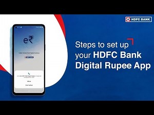 Steps to Set Up Your HDFC Bank Digital Rupee App | HDFC Bank