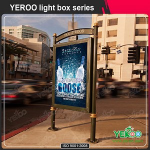 [Hot Item] Outdoor Advertising Double-Sided Light Box Design LED Display Lightbox Signage