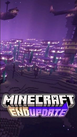 the END UPDATE in Minecraft is COMING?! #minecraft #viral