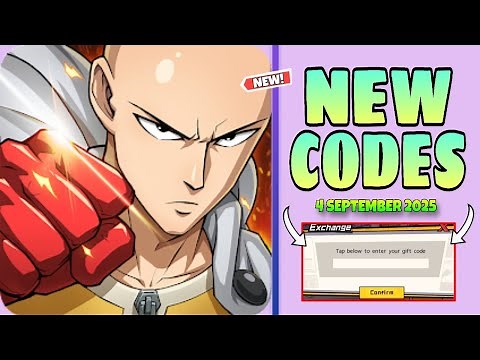 One Punch Man The Strongest New Gift Code 4 September 2025 || OPM The Strongest Codes