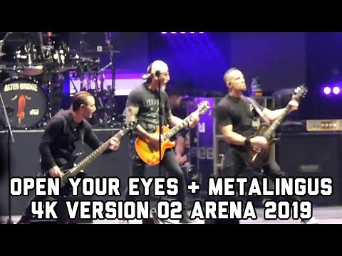 Alter Bridge - Open Your Eyes & Metalingus ft John Connolly Sevendust [4K] LIVE O2 Arena London 2019