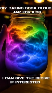 Baking Soda Cloud in A Jar 😍😍 | Ella Bites