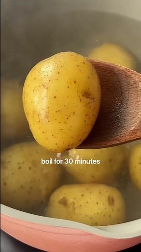 smashed potatoes 🥔 #recipe #cooking #potato #healthyrecipe #healthyfood #easyrecipe