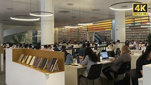 Modern library architecture and design in China 4K