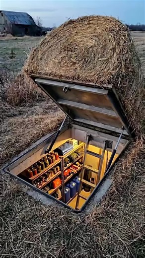 Secret Bunker Hidden Under a Haystack Alaska #survival #bunker #secretbunker #hiddenbunker #preppers