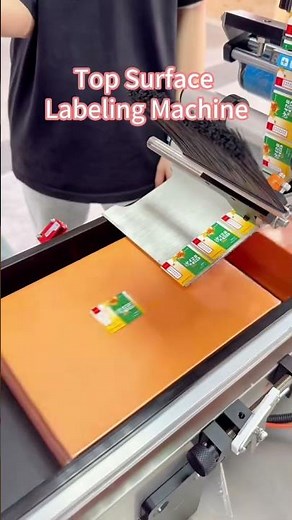 Top Surface Labeling Machine | Automatic Flat Surface Labeling Solution