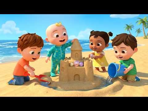 THE SANDCASTLE CHALLENGE! 🏰🏖️ Building the Ultimate Beach Kingdom ✨ | Funny Cocoking Animation