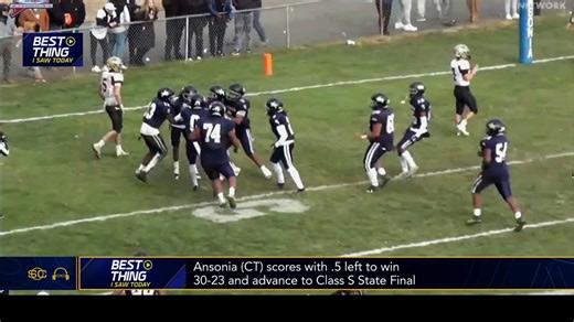 THIS FINAL DRIVE BETWEEN WOODLAND (CT) AND ANSONIA (CT) 😱 SVP takes us through the best thing he saw today: | SportsCenter
