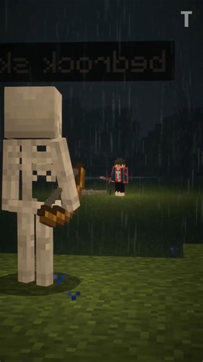 Java vs bedrock skeleton. #viral #minecraft #trendingshorts #memes #bedrockedition