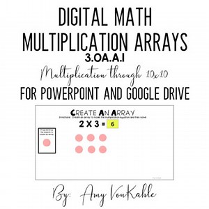 Digital Math: Multiplication - Create An Array