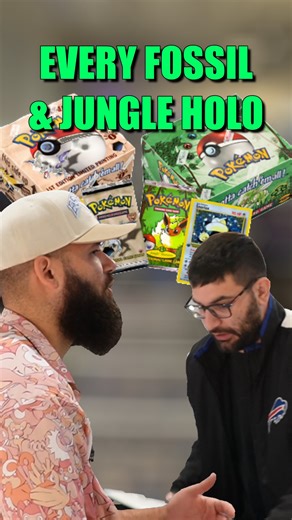 Collectors Realm on Instagram: "Should we have taken the time to comp each card ? #pokemon #vendor #pov #vintage #fossil"