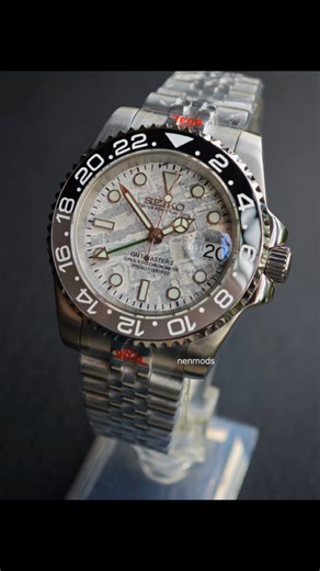 Custom Mod GMT Bruce Wayne Meteorite 40mm Nh34 #nenmods