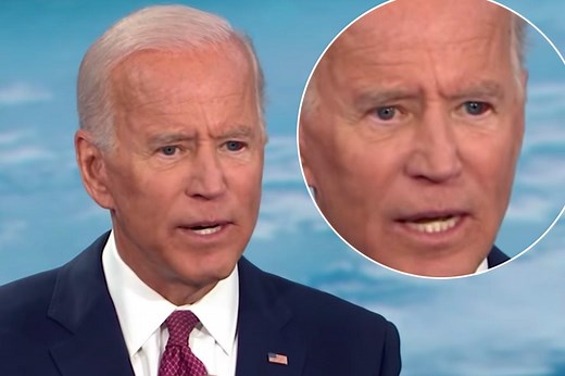Biden's eye appears to fill with blood during town hall