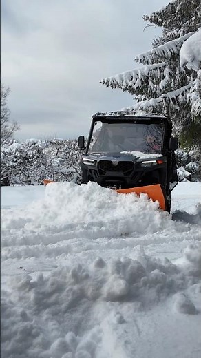 Snow Plowing with a V‑Plow – Real‑World UTV Work
