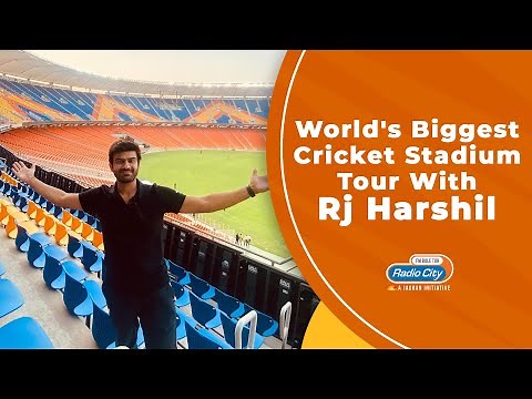 World's Biggest Cricket Stadium Tour with RJ Harshil | Narendra Modi Stadium in Ahmedabad
