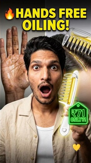 🤯 No More Oily Hands! Viral Scalp Oil Applicator Comb Review