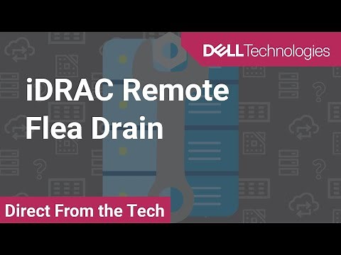 How to Perform a Remote Flea Drain for iDRAC