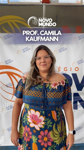 Colégio Novo Mundo on Instagram: "✨ Novos talentos que fortalecem nosso time! ✨ Em 2026, o Colégio Novo Mundo terá a alegria de contar com Camila Kaufmann em sua equipe. Uma profissional que chega para somar, compartilhar conhecimento e contribuir com um ensino cada vez mais humano, acolhedor e comprometido com o desenvolvimento integral dos alunos. A chegada de novos educadores reforça o cuidado do Colégio Novo Mundo em formar um time qualificado, alinhado aos valores da educação com propósito