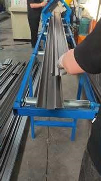 🔥 Custom Roll Forming Machine for Welded Door Frames – Made for Turkey! 🔥