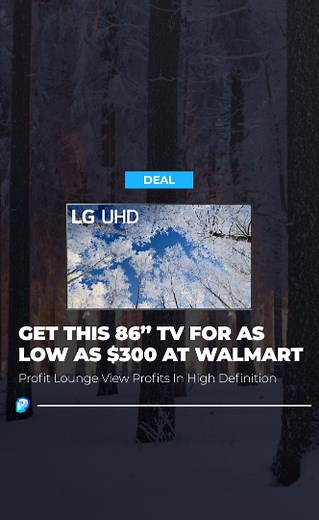 3K views · 30 reactions | Run to your local Walmart to look for this amazing deal! Walmart UPC: 195174051979 These LG 4k TV's retail for $1800, but at some select stores we were able to find them for just under $300! This is an in-store deal only, so be sure to check your local Walmart! If you want access to more deals like this, comment "DEAL", and you'll receive a DM inviting you to our FREE discord server! | Profit Lounge | Facebook