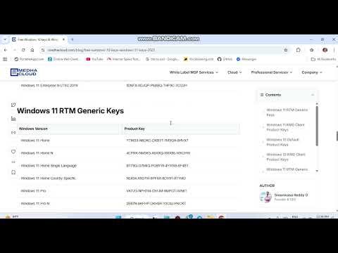 windows 11 activation key free