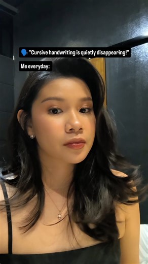 MJ @scribblesandbooks on Instagram: "🗣️ "Cursive handwriting is quietly disappearing!" Me everyday: *writes in cursive like a founding father* #cursivehandwriting"