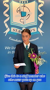 Behind every pupil is a team of people who love and care for them at our college 💙 A week on from our Yr. 12 Thanksgiving Mass, some pupils wanted to give a small gesture to thank the teachers and classroom assistants who supported, encouraged, and believed in them over the past 5 years 💐 Be aware that tears were shed in the making of this video ❤️ This is a lovely one to watch…!