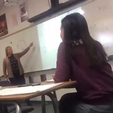 Kid yells f during class