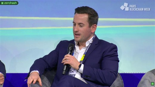 The best user experiences don't feature stablecoins at the front end. They're back-end plumbing. Mark Daly, CBO at zerohash, spoke at @ParisBlockWeek about how our tech stack enables 24/7/365 programmable value movement.