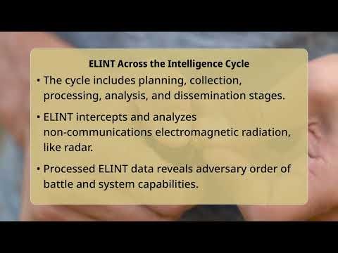 Where Does ELINT Fit In The Intelligence Cycle?