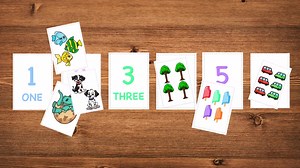 Printable Number Flashcards for Kids | Count and Match Game | Preschool Math Activity | 1-10 Numbers   Object Posters | Homeschool - Etsy