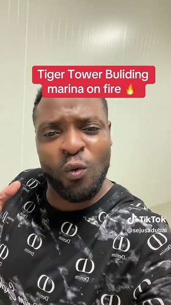 Fire Incident at Dubai Marina: Tiger Tower Ablaze