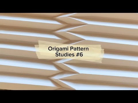 Origami Pattern Studies #6