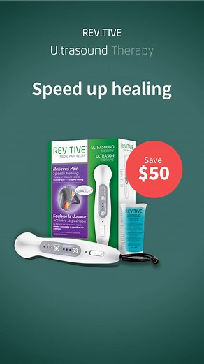 Speed up healing with Revitive Ultrasound. ✅Drug-free ✅In-home treatment ✅Free delivery | Revitive Australia | Facebook