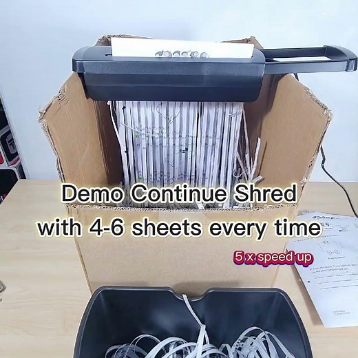 Geomaster Ps6 Strip Cut Paper Shredder
