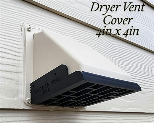 4x4 Dryer Vent Cover – DIGITAL FILE - STL- Outdoor Square Vent Cap for Exterior Wall - Etsy