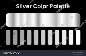 Silver Color Palette Gradient Silver Color Stock Vector (Royalty Free) 2294747171 | Shutterstock