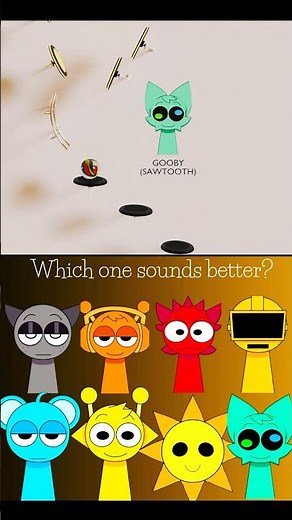 Sprunki PYRAMIXED Sounds on Different Music Instrument