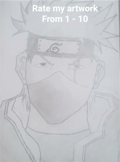 kakashi sketch💀💀🔥 |#shorts #ytshorts #art #arts #anime #naruto #sketching #anime drawing #drawing