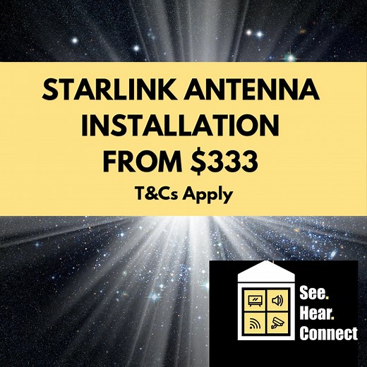 3.3K views · 19 shares | Give yourself the gift of high speed internet for Christmas! We have availability to install your Starlink Antenna before the holidays! Prices start from just $333 including GST. Call Mark on 0411232762 for an obligation free and personalised quote! | See Hear Connect | Facebook