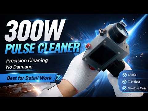 300W Pulse Laser Cleaning Head for Precision Rust Removal |