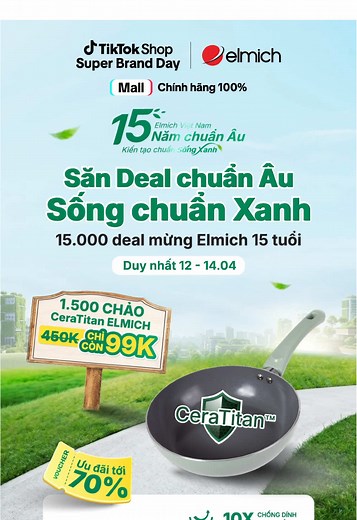 Elmich super brand day duy nhất từ 12/4 - 14/4 #elmich #superbrandday #elmichsuperbrandday
