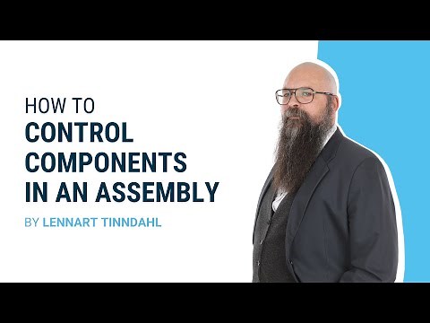 SOLIDWORKS TUTORIAL: How to control components in an assembly
