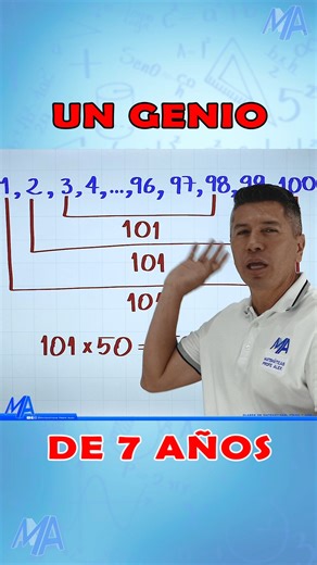 Un genio de 7 años 😎 #matemáticasprofealex #parati | Matematicas Profe Alex