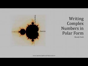 Writing Complex Numbers in Polar Form (10.5 Algebra/Trig 2e OpenStax)