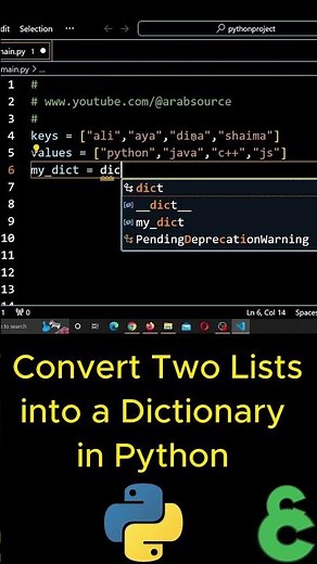 How to convert two lists into a dictionary in Python
