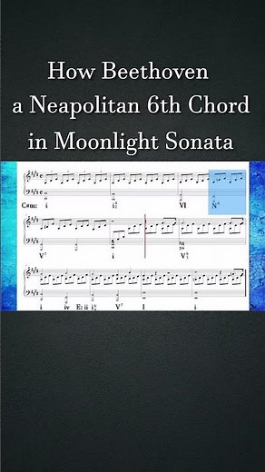 How Beethoven Uses a Neapolitan 6th Chord in Moonlight Sonata | How Composers Use Series