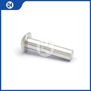 [Hot Item] M2 M2.5 M3 M4 M5 GB109 Round Flat Head Solid Rivets Carbon Steel Knock Flat Head Rivet